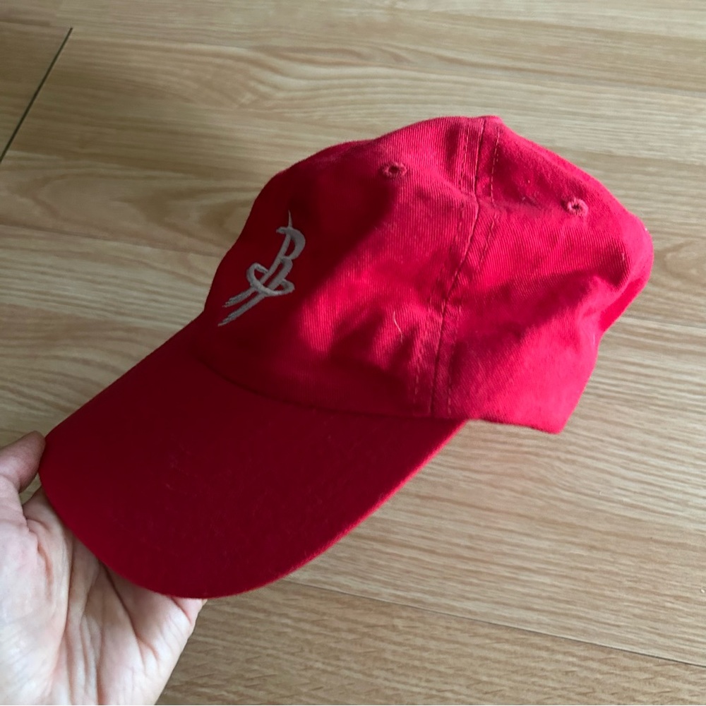 Houston Rockets Red Logo Baseball Cap OS - Picture 3 of 7